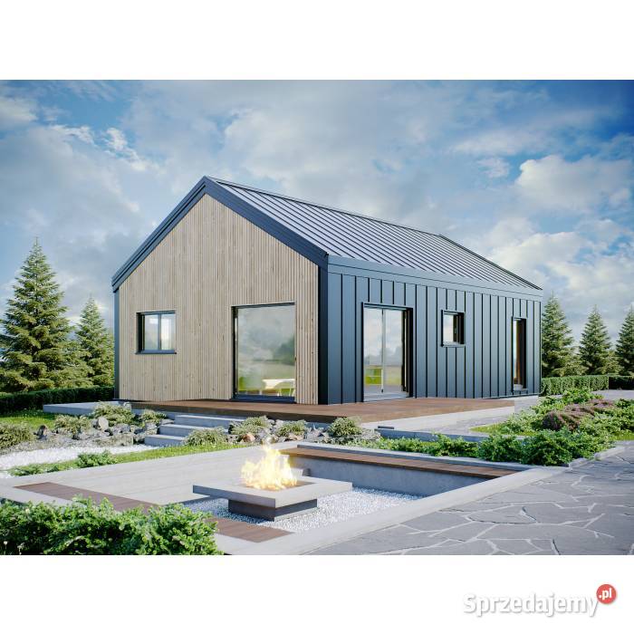 DREWNIANY DOMEK CAŁOROCZNY RIO 69 12 M2 Mrągowo