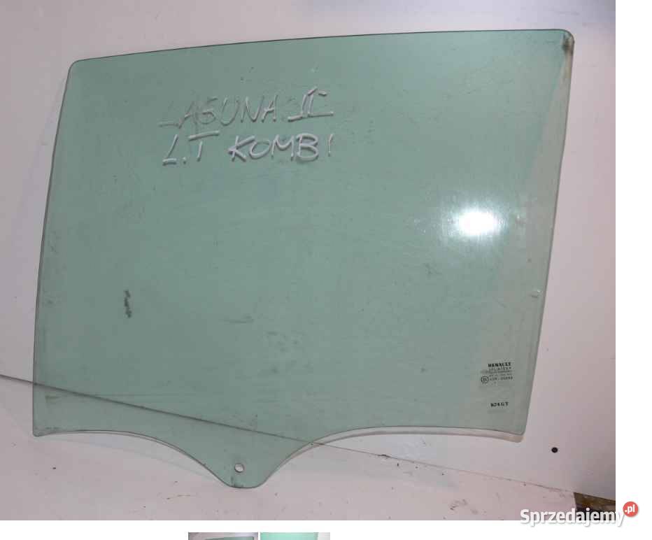 SZYBA LEWY TYL RENAULT LAGUNA II KOMBI NUMER Wielkie Drogi