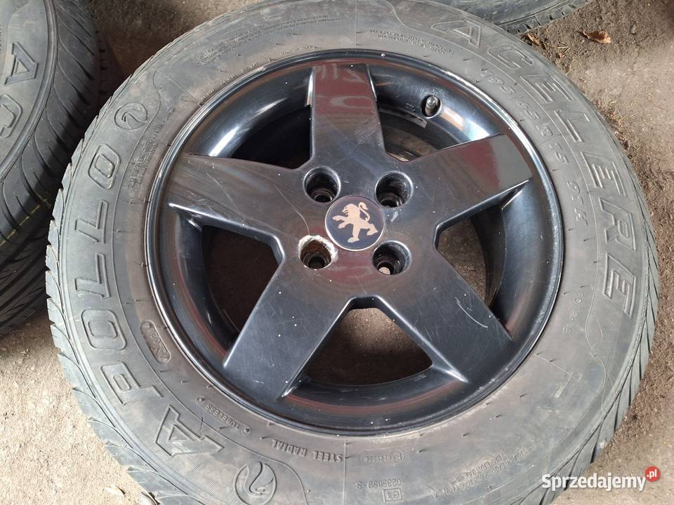 Alufelgi 4x108 15 ET23 PEUGEOT 206207208301307 Średnica 15" Choceń