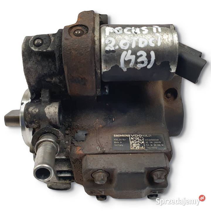 POMPA WTRYSKOWA Ford Focus MK2 20 TDCI turbo Chełm sprzedam