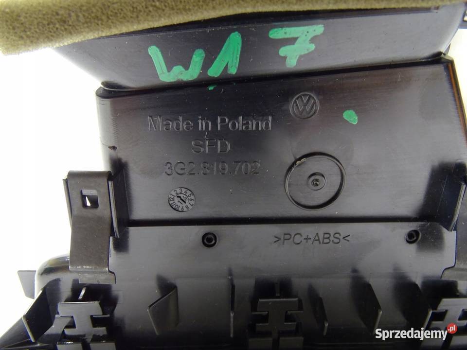 KRATKA NAWIEWU DESKI PRAWA PRZÓD PRZEDNIA VW