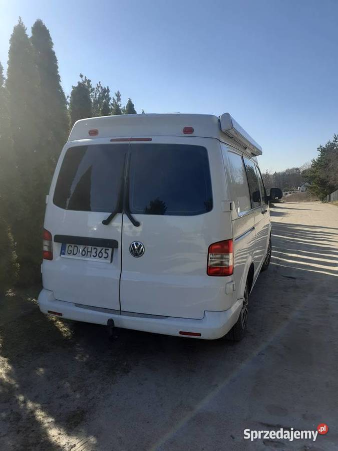 VW T5 Kamper profesjonalna roczna zabudowa 3 Gdańsk