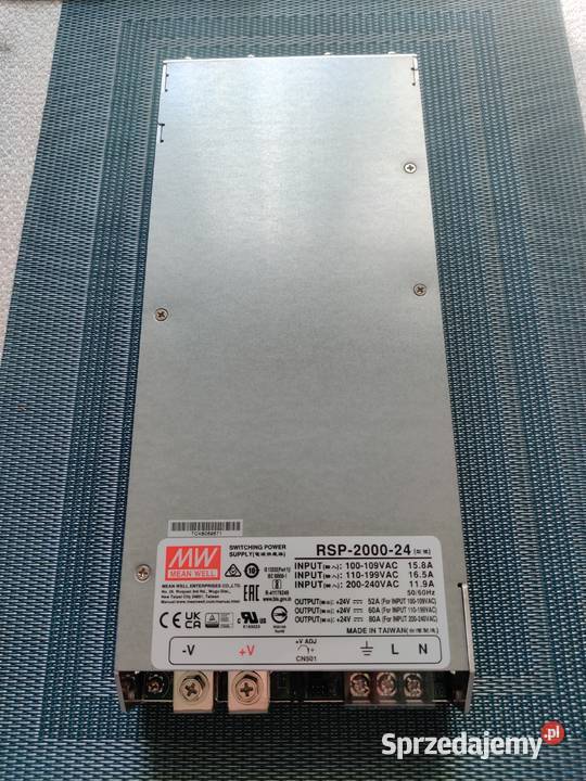 Zasilanie Mean Well śląskie Myszków sprzedam