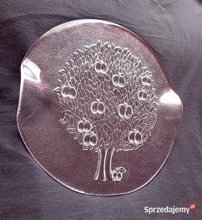 Patera Jabłoń Kosta Boda lata 70e XX w Autorka wielkopolskie Koźminek