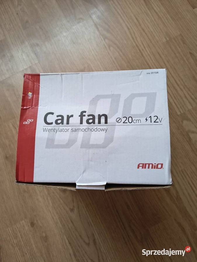 Wentylator samochodowy 12V 20 AMIO Ostrów Mazowiecka