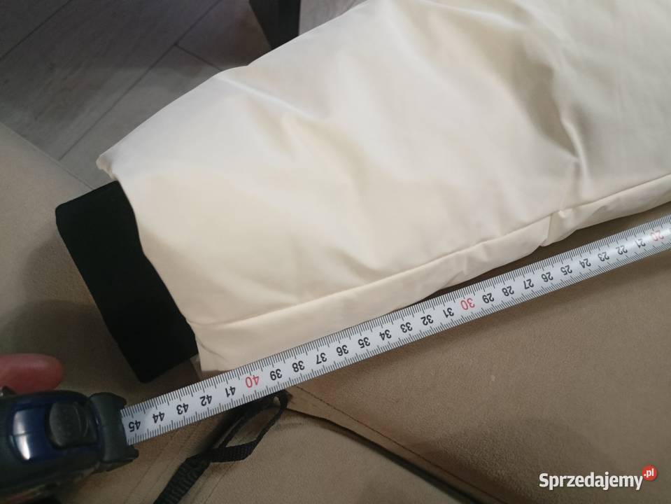 Kremowa kurtka puchowa PUFFER oversize M 38 ecru Kurtki Bralin