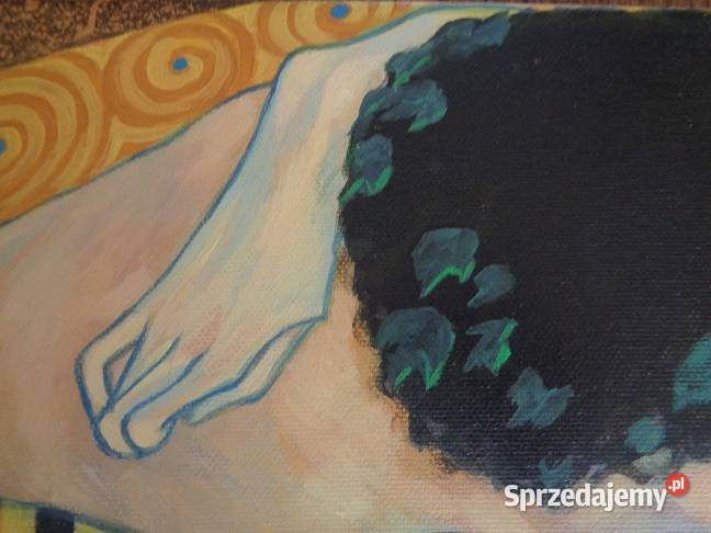 Obraz olejny Pocałunek Klimt 5040 Katowice sprzedam