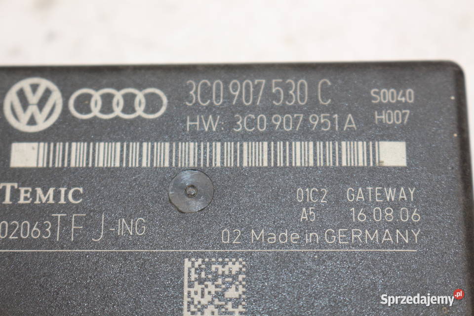 VOLKSWAGEN PASSAT B6 0510 MODUŁ GATEWAY dolnośląskie Prochowice sprzedam