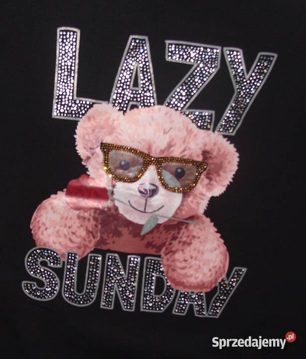 NOWA EmmaAlex Bluzka Tshirt z miśkiem cyrkonie r Rawicz