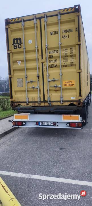 Ciągnik siodłowy Man 540 3osiowy naczepa manualna Gdańsk