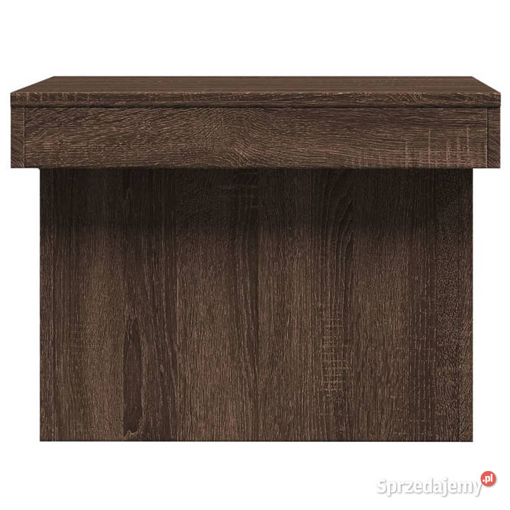 Stolik kawowy brązowy dąb 80x55x40 WM840869 Warszawa