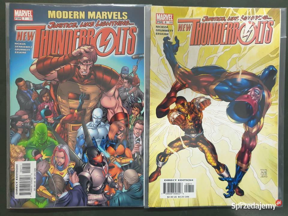 Zestaw 14 oryginalnych komiksów Marvel USA