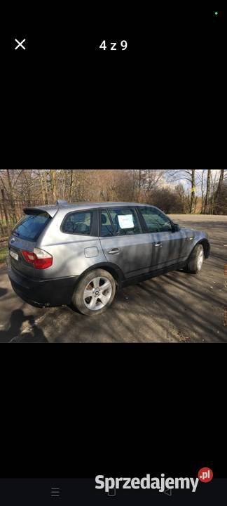 BMW X3 e83 benzyna M54b25 sprowadzony mazowieckie Piaseczno