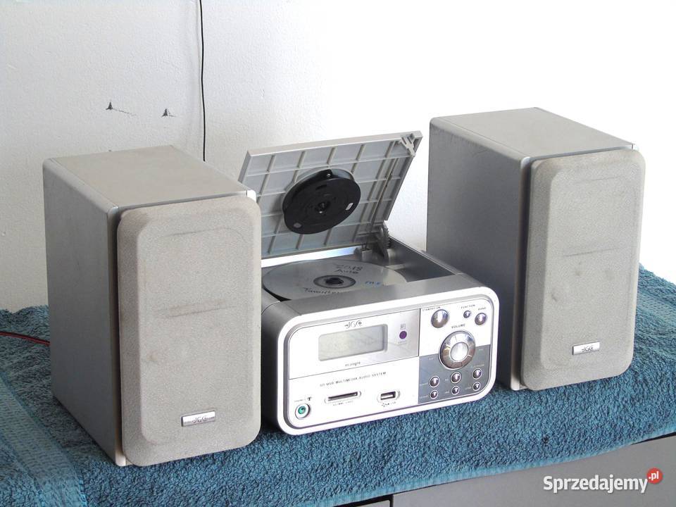 Wieża JGC CD USB mp3 kolumny sprawna DOSTAWA Wieże i miniwieże