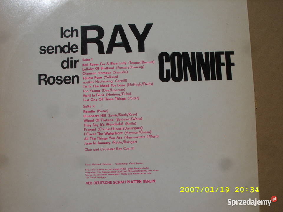 LP Pop RAY CONNIFF3 plyty winylowe Płyty i kasety Wołów