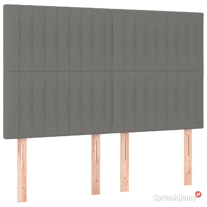 Zagłówek do łóżka z LED ciemnoszary 144x5x118128 mazowieckie Warszawa