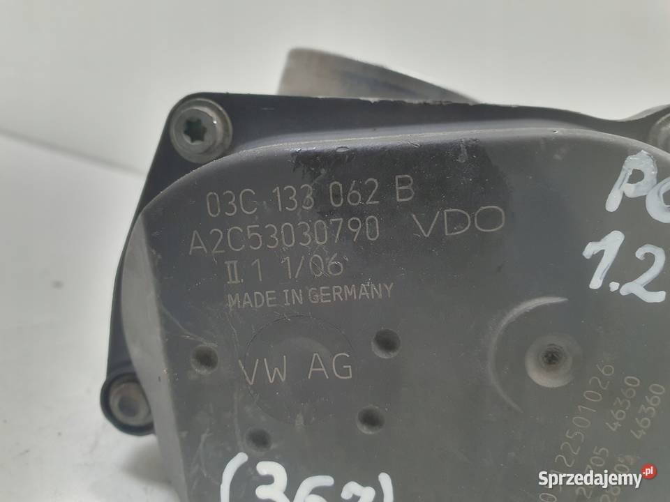 Skoda Fabia I 14 16V PRZEPUSTNICA 03C133062B osobowe Przepustnice Janów