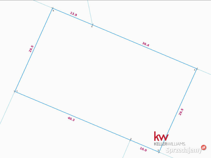 Działka na sprzedaż 1486m2 Jaromierz 89zł/m2
