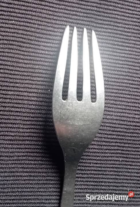 Widelec ze stali nierdzewnej Hefra z logo GS Koźminek