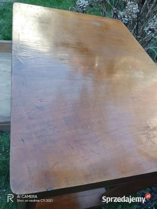 Stara szafka lite drewno vintage PRL Konsole Warszawa