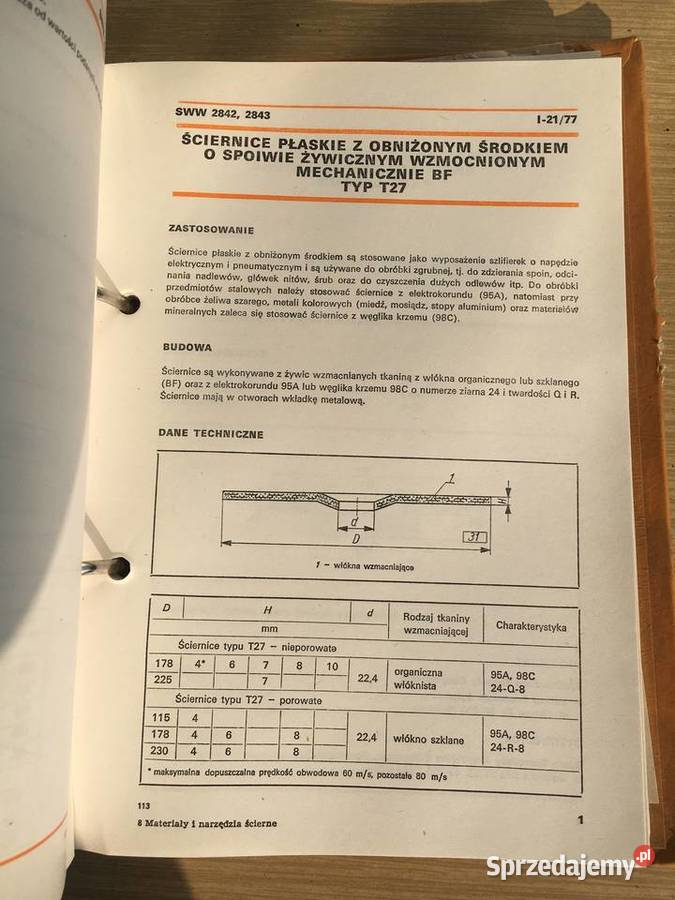 Katalog Materiały i narzędzia ścierne narzędzia