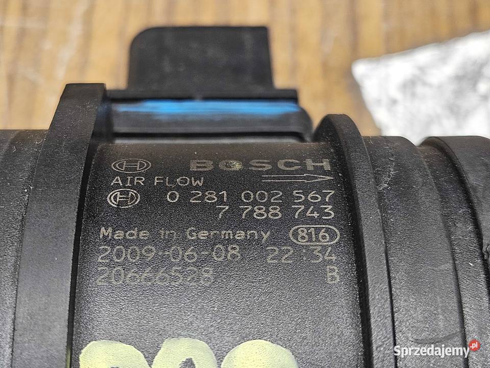 Przeplywka Przeplywomierz BOSCH 20 D N47 BMW 1 3 osobowe