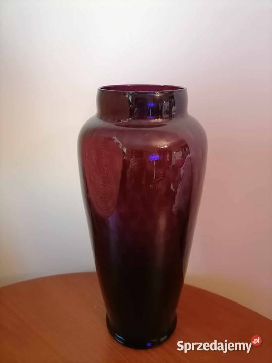 Duży Wazon Ametystowy Porcelana i szkło sprzedam