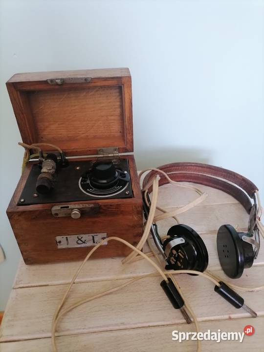 Stare radio kryształkowe T T lata 20 te US małopolskie Kraków