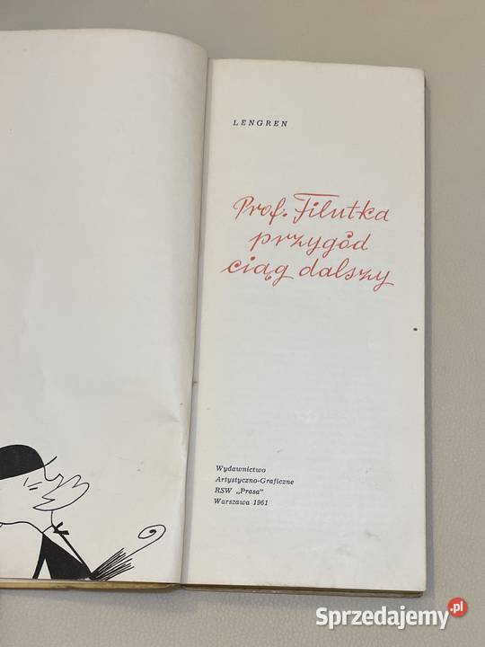 Filutek książka 1961 r Lengren Łódź sprzedam
