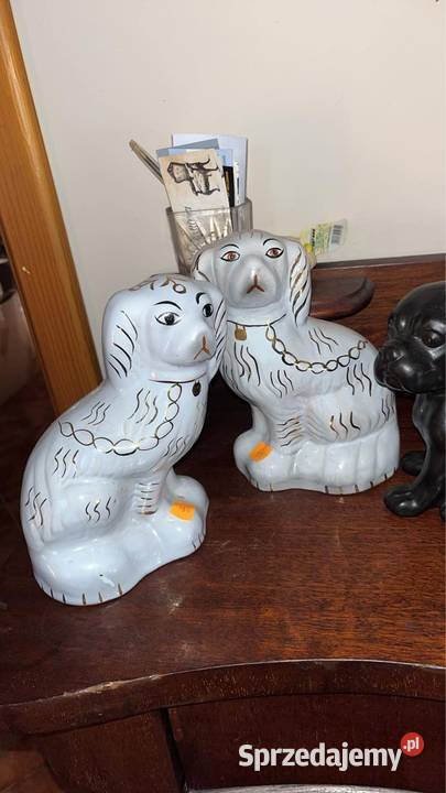 Figurka psa kominkowego Mam 2 sztuki Lustrzane Gdańsk