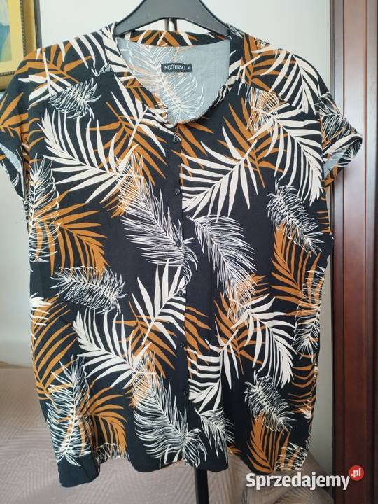 Bluzka damska krółtki rękaw Nowa INEXTENSO 44 krótki Warszawa