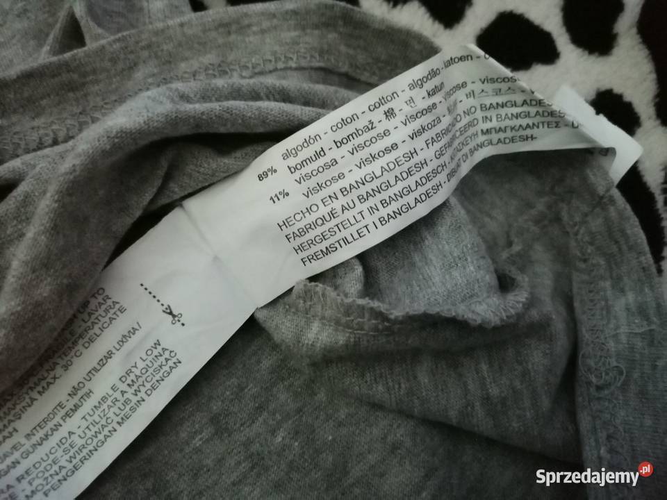 NOWA koszulka bluzka tshirt BAWEŁNIANA BERSHKA Bluzki i koszule Leszno