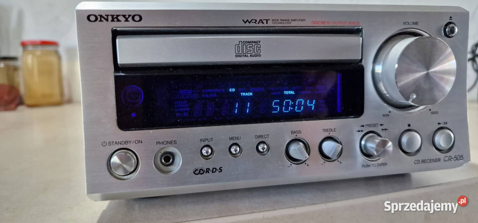 Wzmacniacz CD Reciver Onkyo CR 505 CR505 Wzmacniacze i pokrewne Międzychód sprzedam