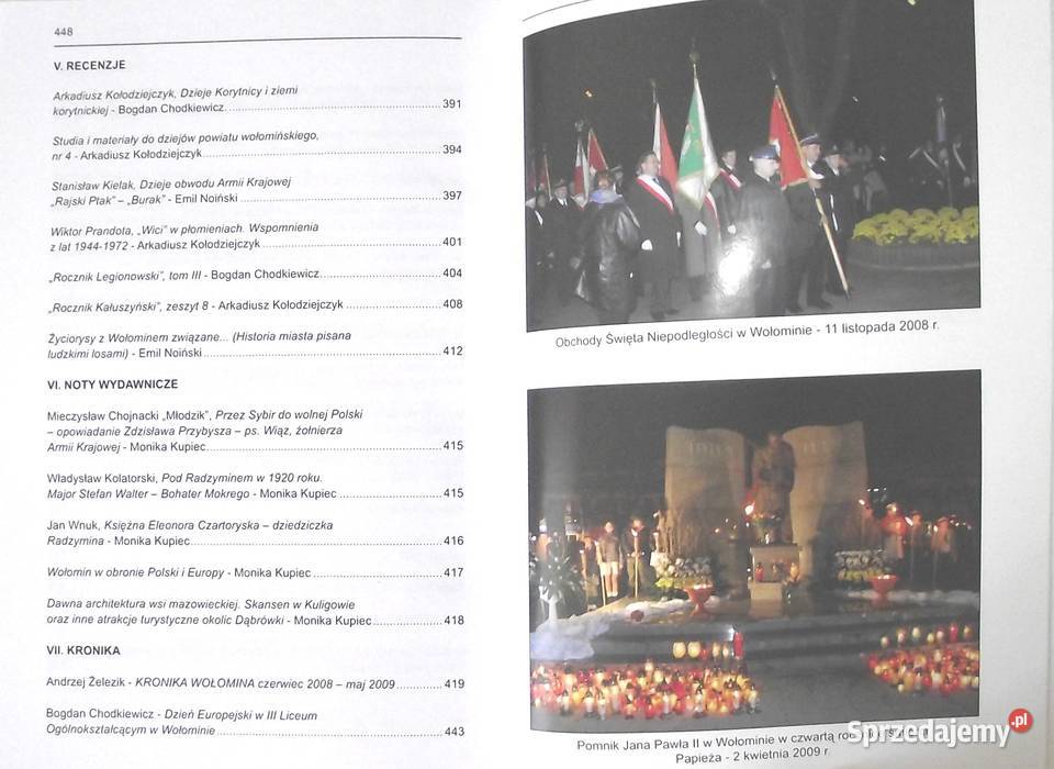 MAZ Rocznik Wołomiński tom 5 2009 mazowieckie Warszawa