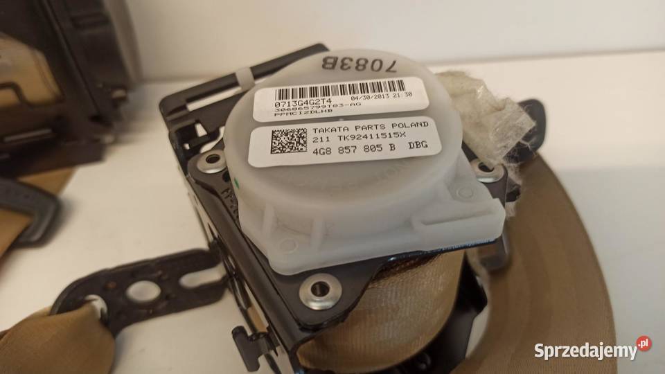 AUDI A6 C7 PAS BEZPIECZEŃSTWA TYŁ 4G8857805B