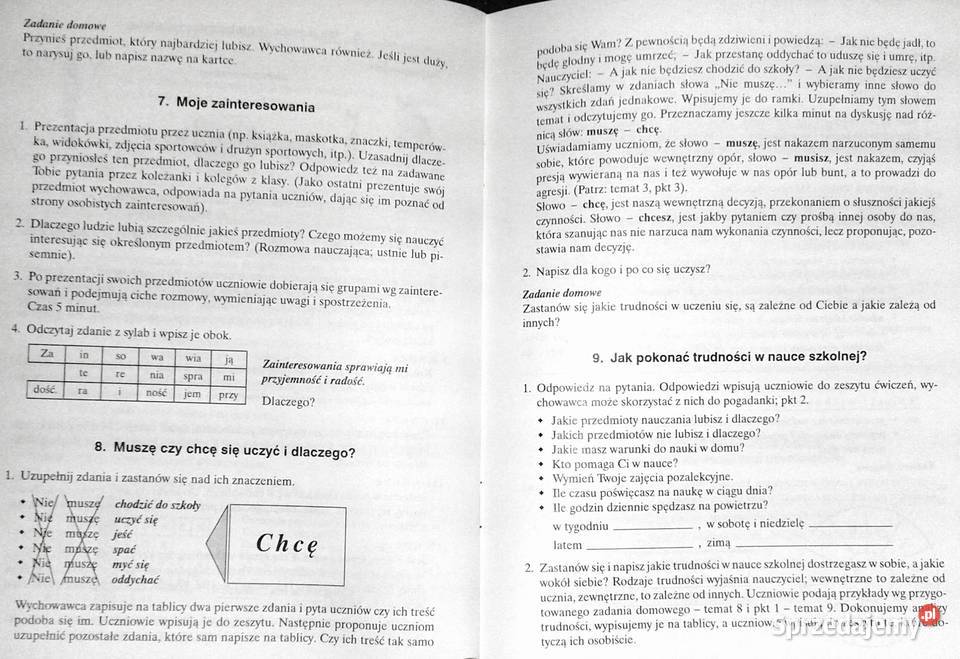 Poradnik dydaktyczny Godziny wychowawcze