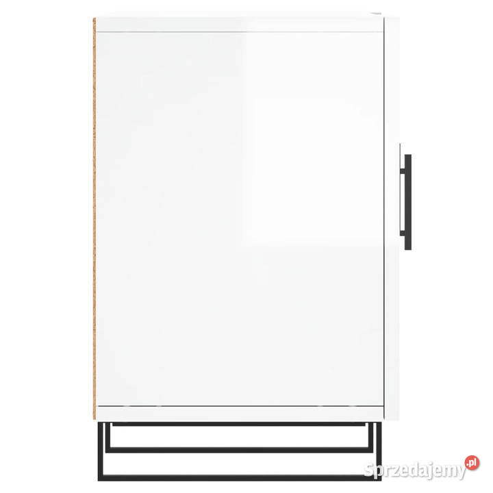 Szafka pod TV wysoki połysk biała 150x30x50 RTV