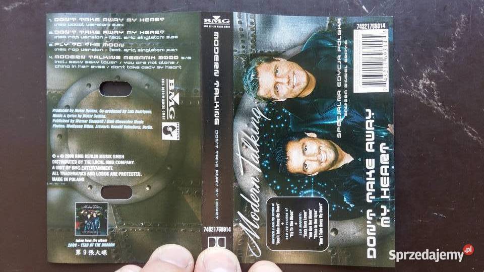 Kaseta Modern Talking Dont Take Away My Heart Siemiatycze