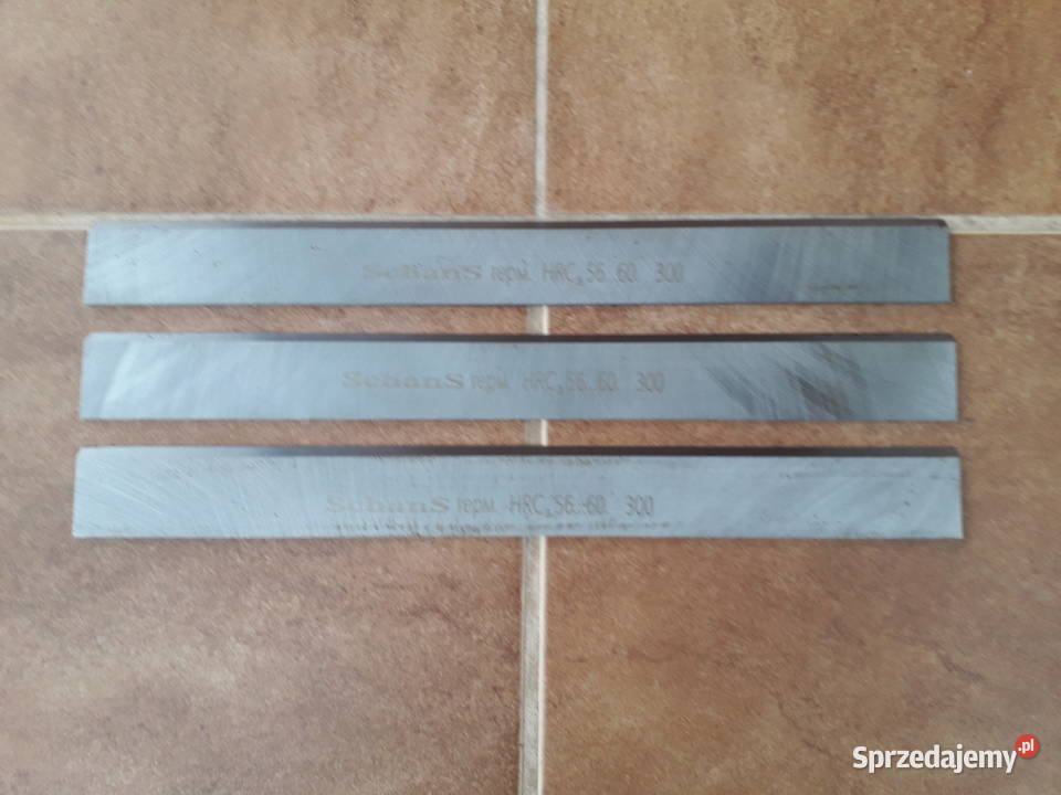 Noże do strugarki heblarki 300x30x3mm Produkcja Jarosław