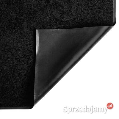 vidaXL Wycieraczka czarna 80 x 120 SKU331597