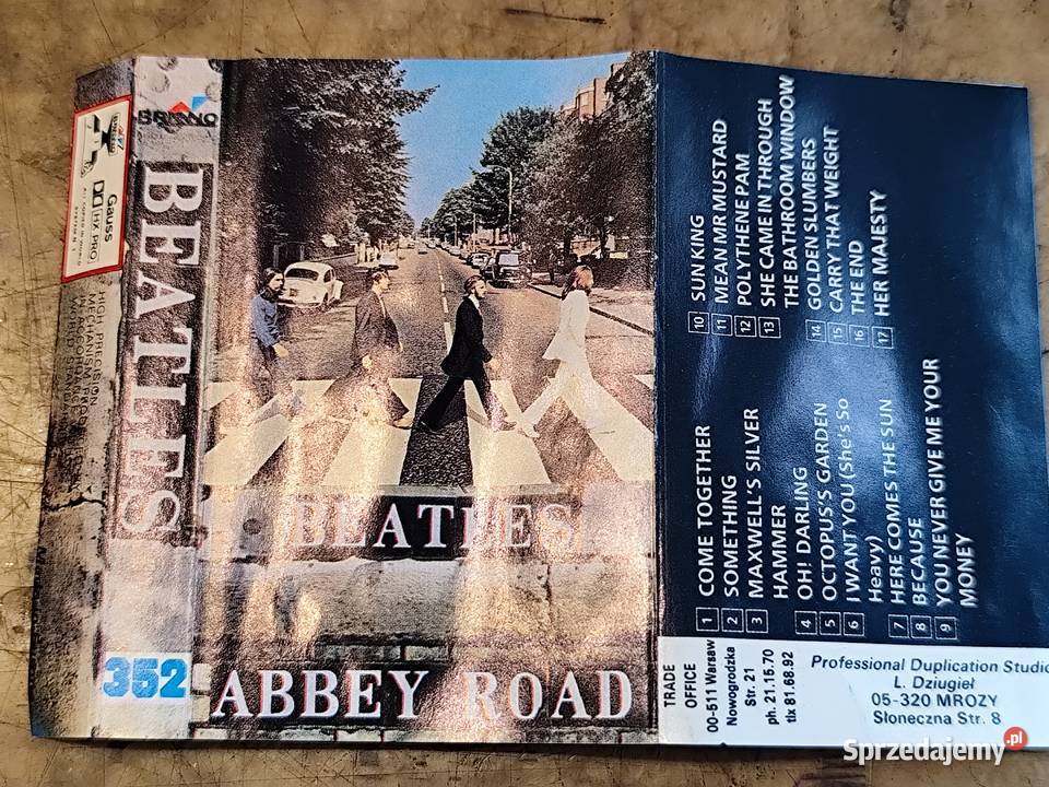 kaseta The Beatles Abbey Road zachodniopomorskie Stargard sprzedam