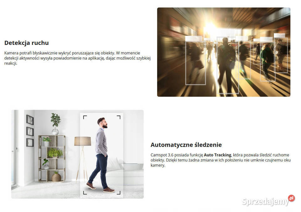 NIANIA ELEKTRONICZNA KAMERA WiFi OBROTOWA FullHD