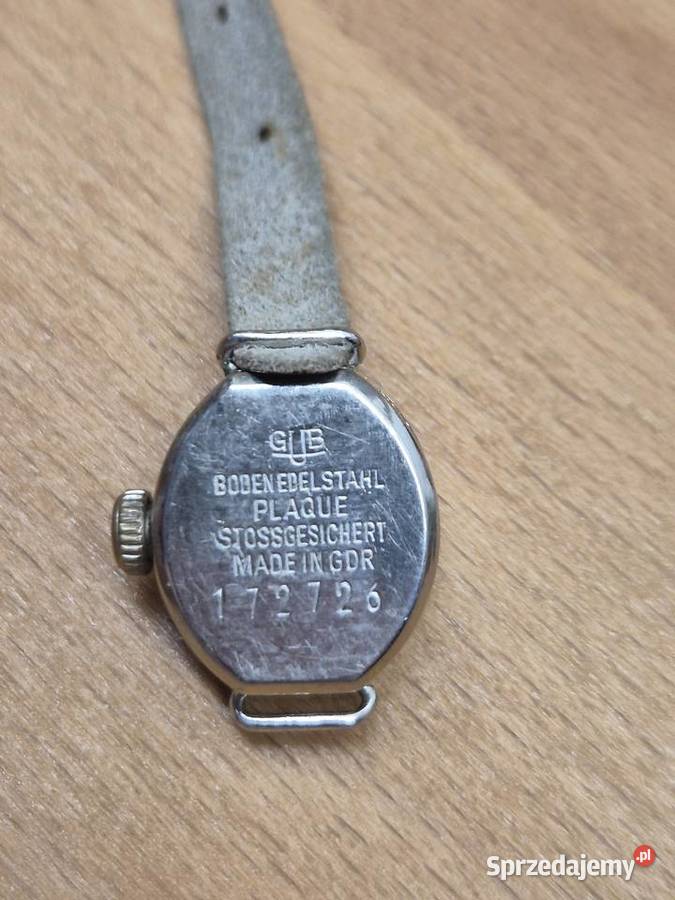 Damski zegarek biżuteryjny Glashtte lata 70 XX w Chorzów