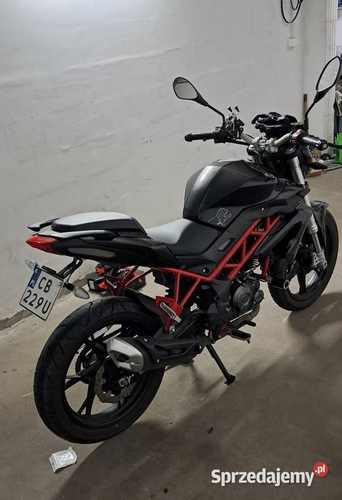Benelli BN125 125 3 A1B zarejestrowany w Polsce Bydgoszcz sprzedam