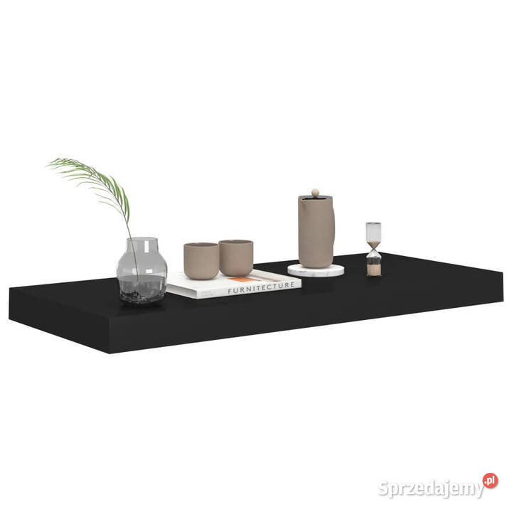 Półki ścienne 2 czarne 60x235x38 MDF WM323833 Warszawa sprzedam