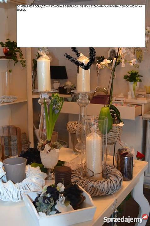 Meble do kwiaciarni restauracji jadalani Szafy, regały, półki opolskie Kępa