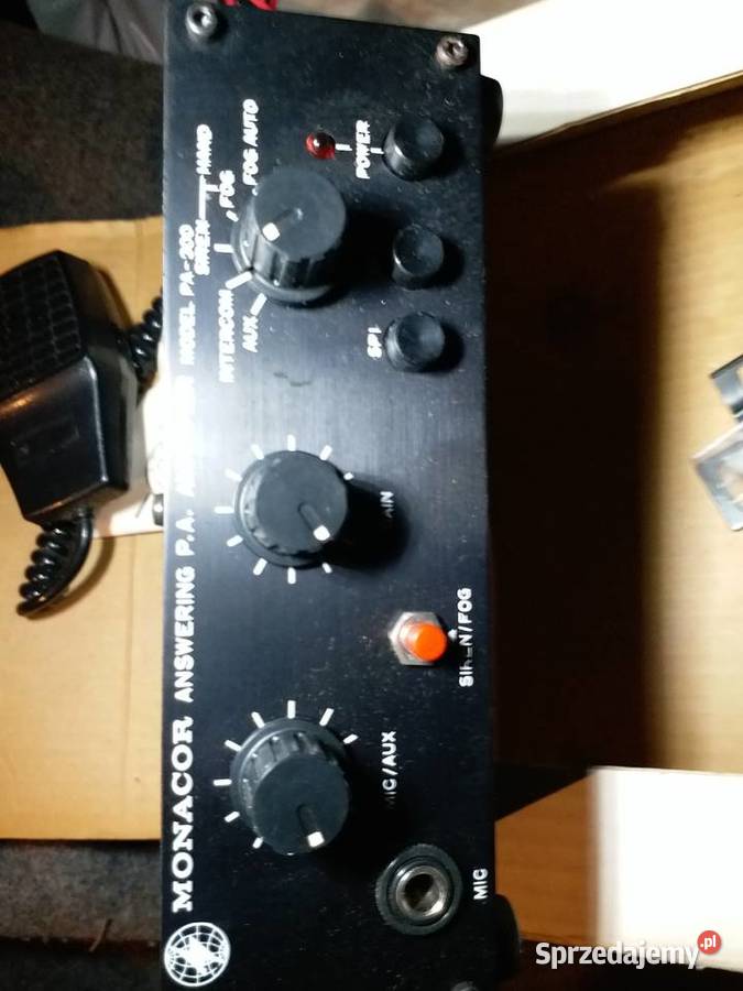 Made in JapanNowy wzmacniacz Monacor pa300 Gorzów Wielkopolski