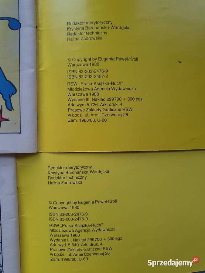 Przygody Jonki Jonka i Kleksa komplet wyd 3 1988 Rok wydania 1998 pomorskie Gdynia