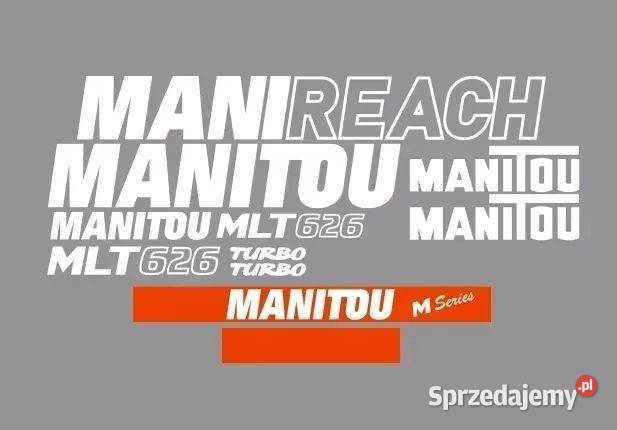 Naklejki naklejka oklejenie MANITOU MLT 626 Janików