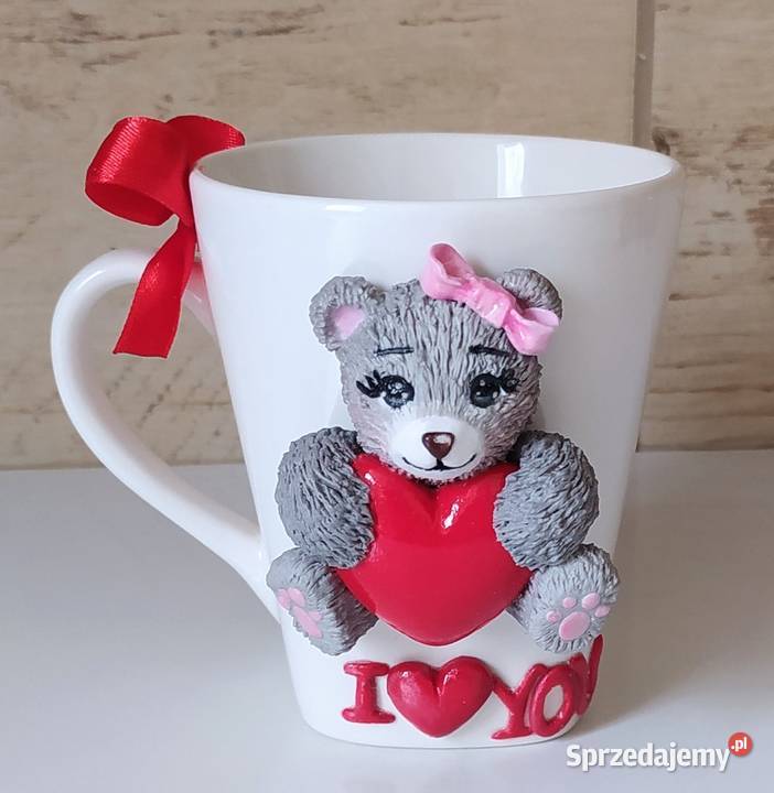 Kubek z misiem ok 200 ml Łódź sprzedam